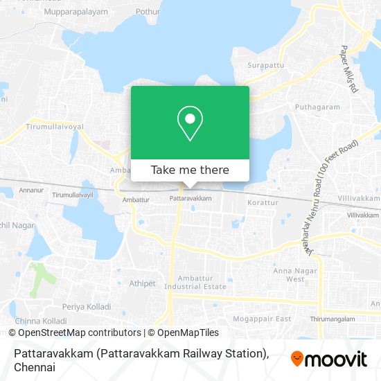 Pattaravakkam (Pattaravakkam Railway Station) map