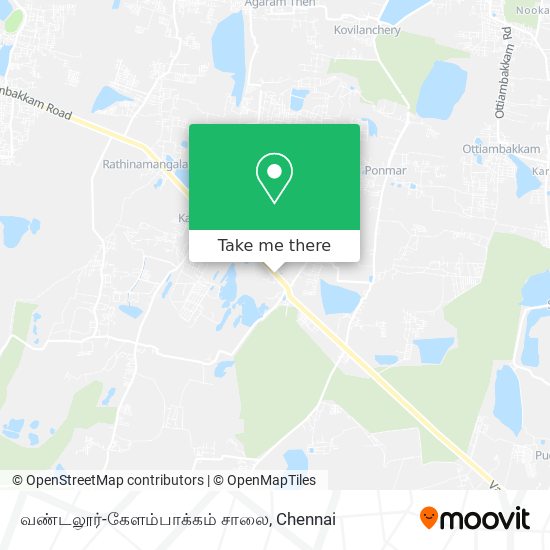 வண்டலூர்-கேளம்பாக்கம் சாலை map
