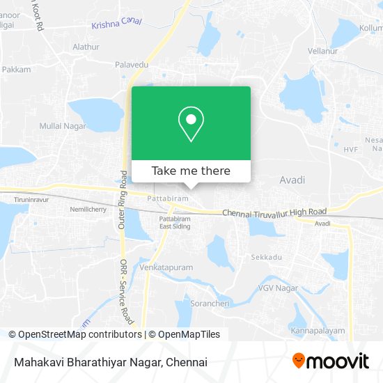 Mahakavi Bharathiyar Nagar map