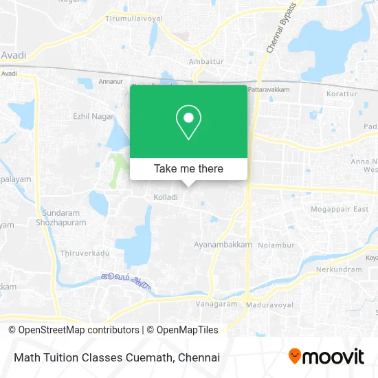 Math Tuition Classes Cuemath map