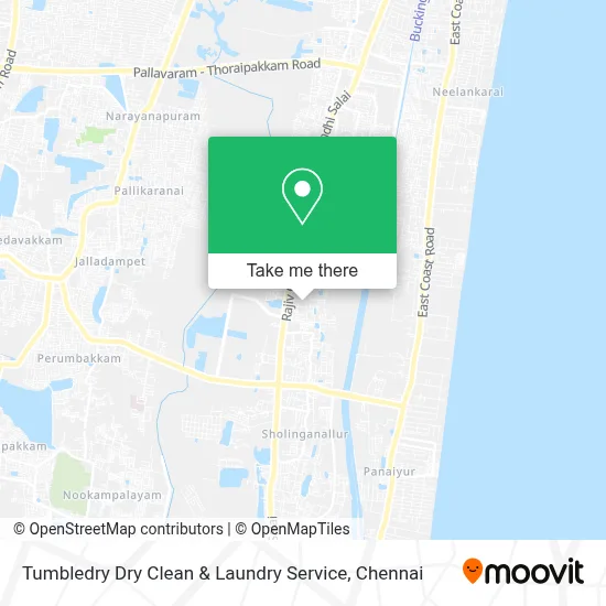 Tumbledry Dry Clean & Laundry Service map