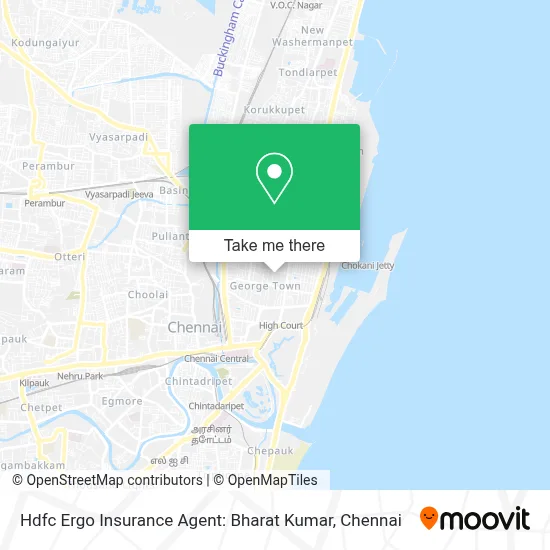Hdfc Ergo Insurance Agent: Bharat Kumar map