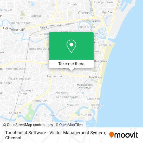 Touchpoint Software - Visitor Management System map