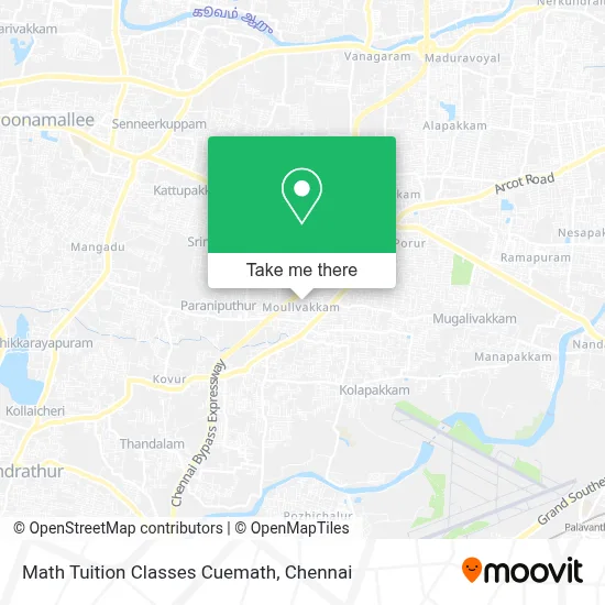 Math Tuition Classes Cuemath map