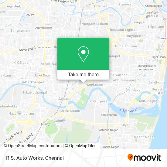 R.S. Auto Works map