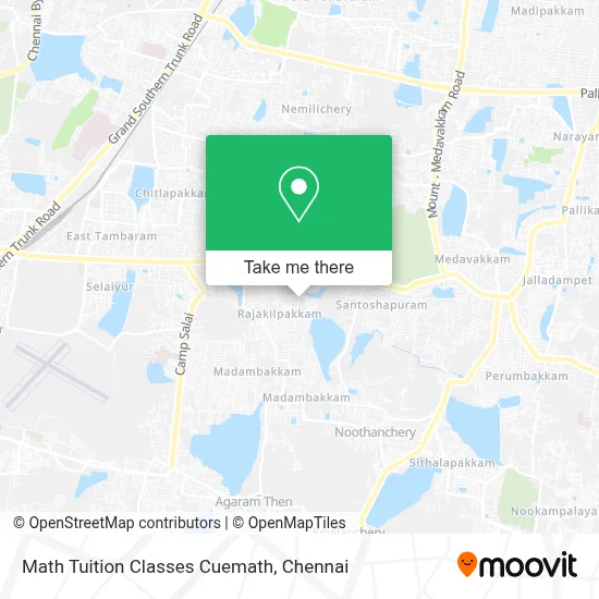 Math Tuition Classes Cuemath map