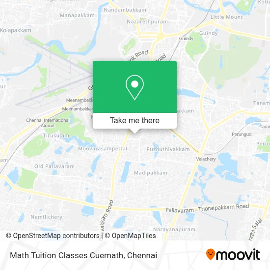 Math Tuition Classes Cuemath map