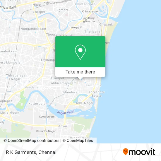 R K Garments map