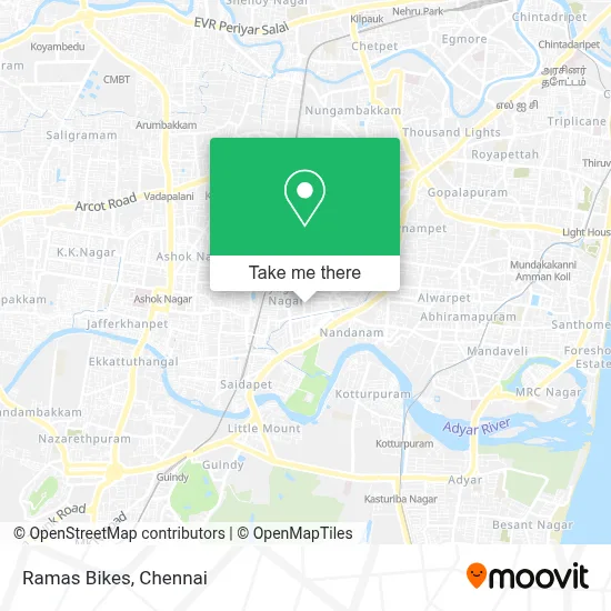 Ramas Bikes map