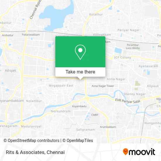 Rits & Associates map