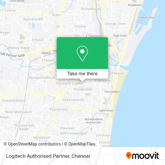 Logitech Authorised Partner map
