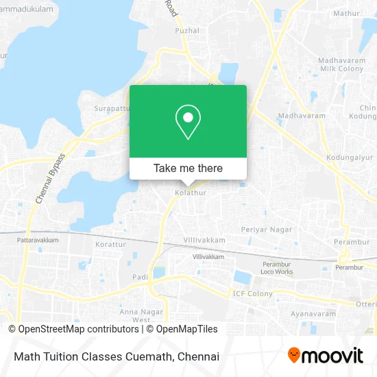 Math Tuition Classes Cuemath map