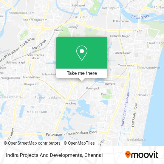 Indira Projects And Developments map