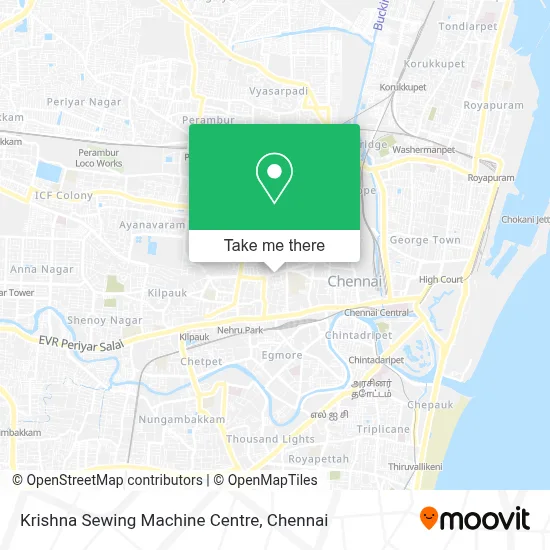 Krishna Sewing Machine Centre map