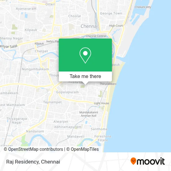 Raj Residency map