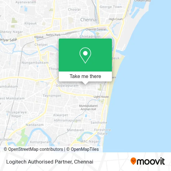 Logitech Authorised Partner map