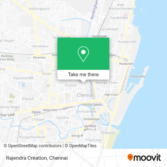 Rajendra Creation map