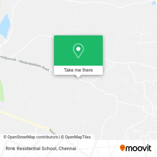 Rmk Residential School map