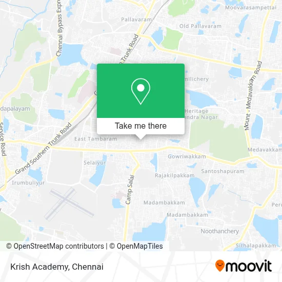 Krish Academy map