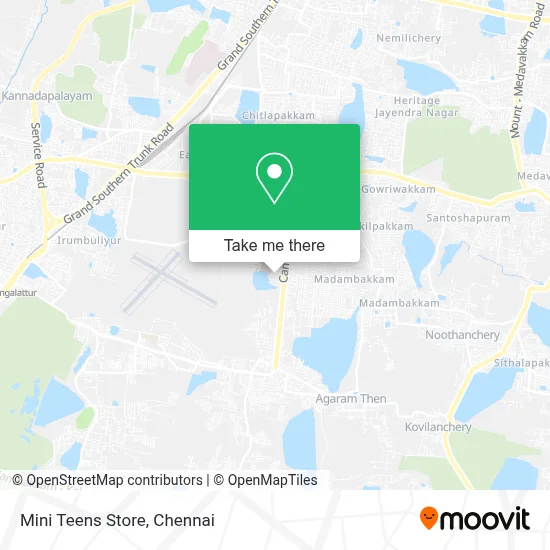 Mini Teens Store map