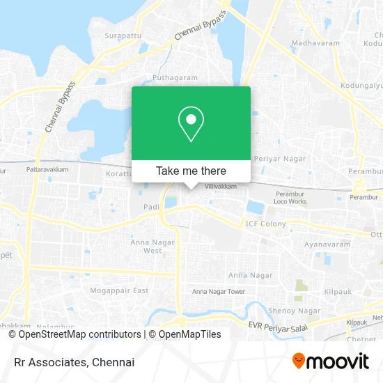 Rr Associates map