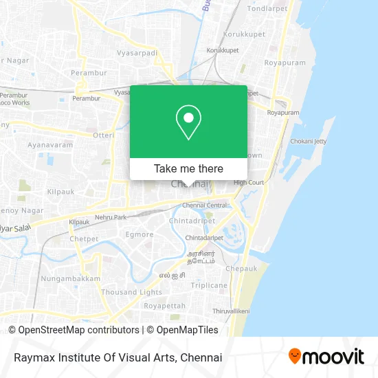Raymax Institute Of Visual Arts map