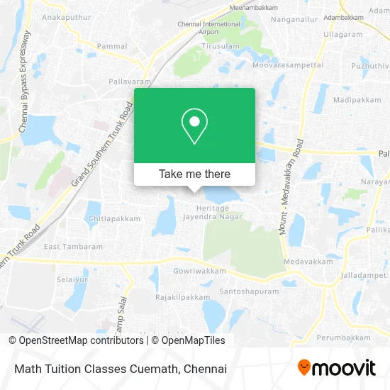 Math Tuition Classes Cuemath map