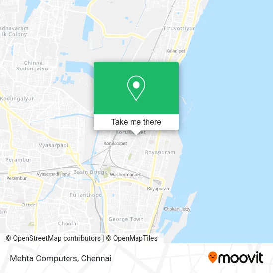 Mehta Computers map