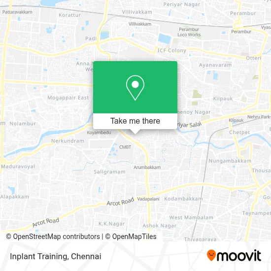 Inplant Training map