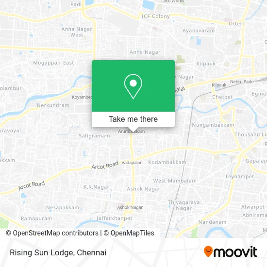 Rising Sun Lodge map