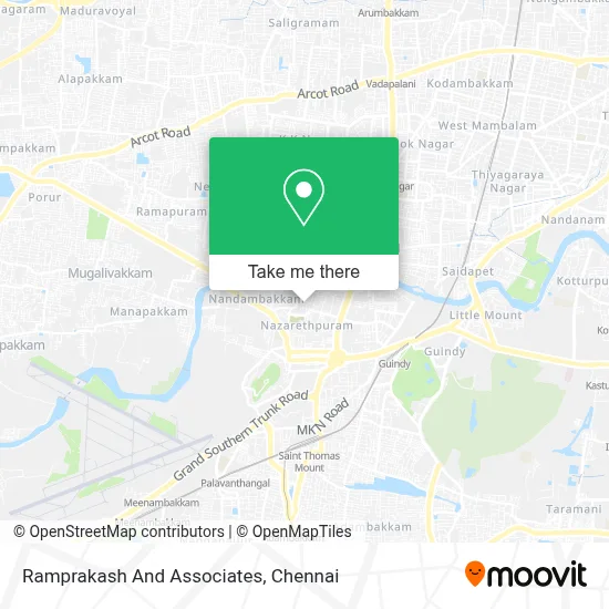 Ramprakash And Associates map