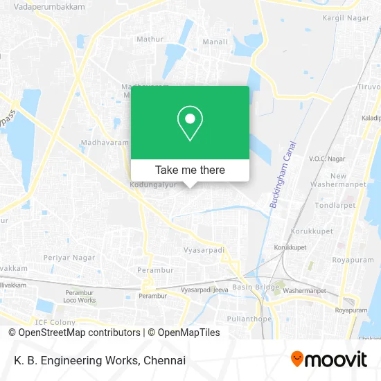 K. B. Engineering Works map