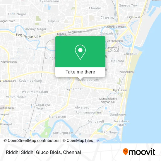 Riddhi Siddhi Gluco Biols map