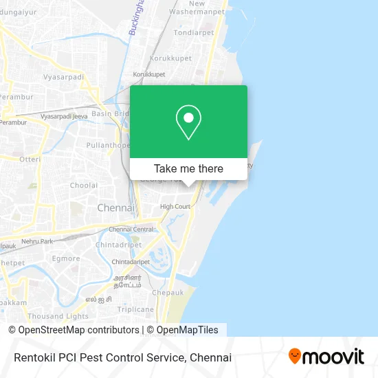 Rentokil Pci Pest Control Service map