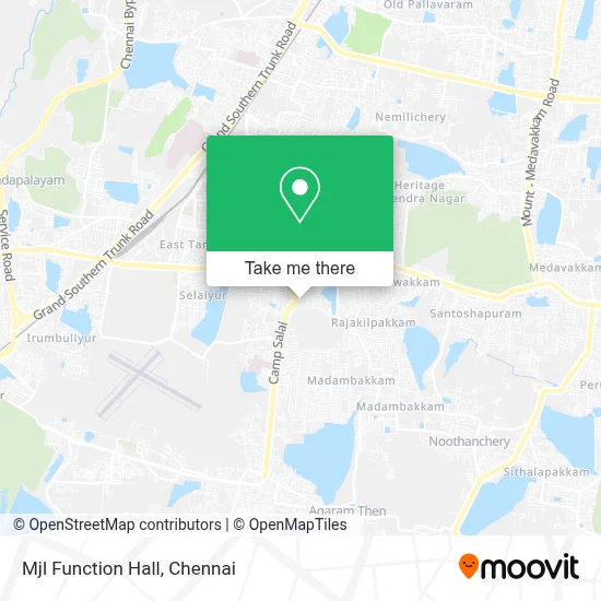 Mjl Function Hall map