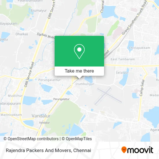 Rajendra Packers And Movers map