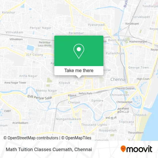 Math Tuition Classes Cuemath map