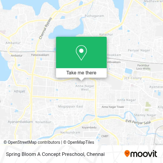 Spring Bloom A Concept Preschool map
