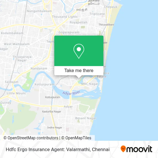 Hdfc Ergo Insurance Agent: Valarmathi map