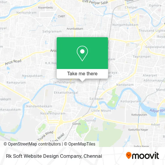 Rk Soft Website Design Company map
