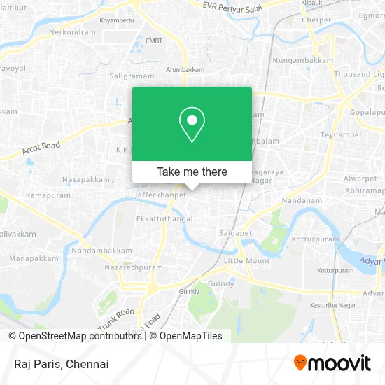 Raj Paris map