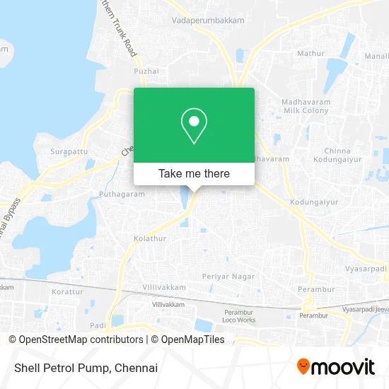 Shell Petrol Pump map