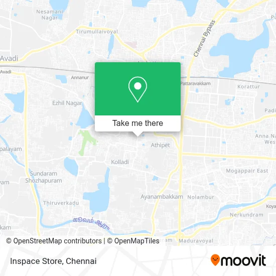 Inspace Store map