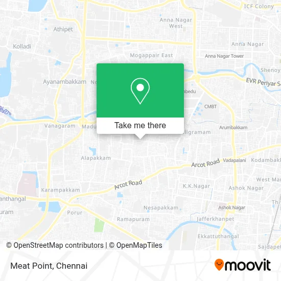 Meat Point map