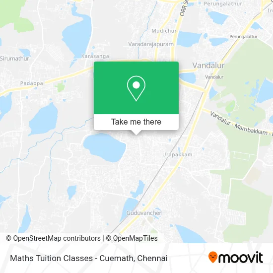 Maths Tuition Classes - Cuemath map