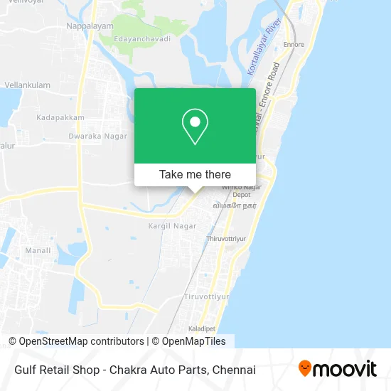Gulf Retail Shop - Chakra Auto Parts map