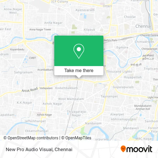 New Pro Audio Visual map