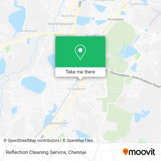 Reflection Cleaning Service map