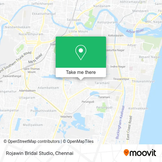Rojawin Bridal Studio map