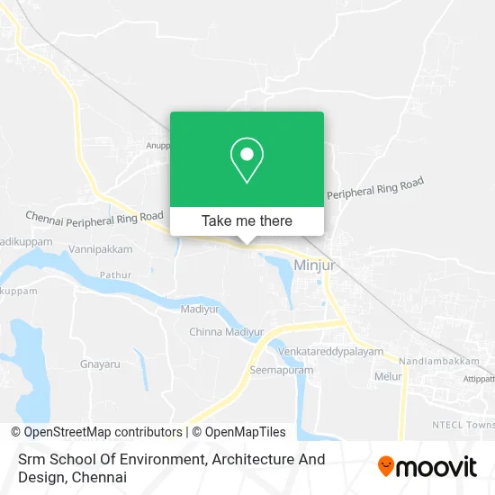 Srm School Of Environment, Architecture And Design map